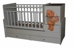 Детская кровать-трансформер Ульяна-2 Мишки